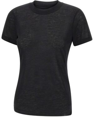 Filippa K Tops ,Zwart ,Lyocell Cashmere Tee