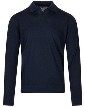 Corneliani Polo Hemden - Blauw