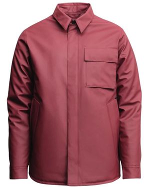 Stutterheim Waterdichte Winter Overshirt Jas - Rood