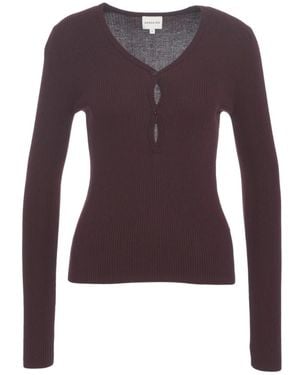 Birgitte Herskind V-Neck Knitwear - Purple