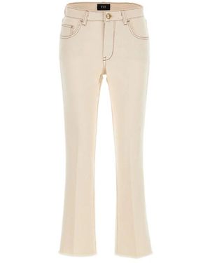 Fay Straight Pants - Natural