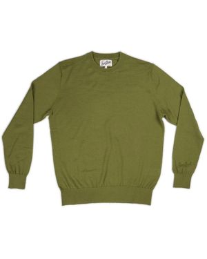 MC2 Saint Barth Round-Neck Knitwear - Verde