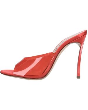 Casadei Heeled Mules - Rosso