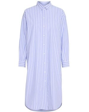 Ichi Shirt Dresses - Blue