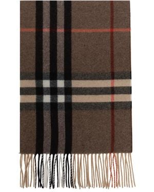 Burberry Kaschmirschal Mit Karomuster - Braun