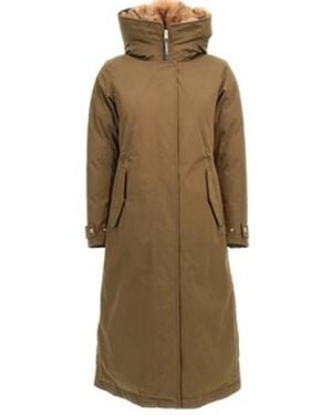 Woolrich Down Coats - Marrón