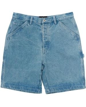 Deus Ex Machina Robuste Denim-Shorts Mit Praktischen Details - Blau