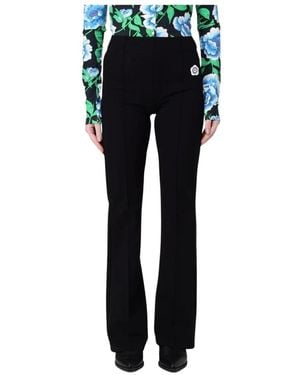 KENZO Wide Trousers - Bleu