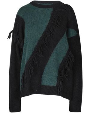 Jucca Round-Neck Knitwear - Black