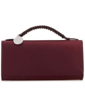 Stella McCartney Falabella Clutch Bag Eco Satin - Lila