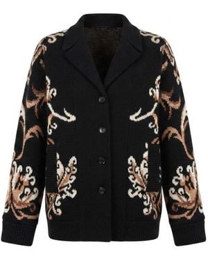 Etro Open-Front Cardigan - Zwart