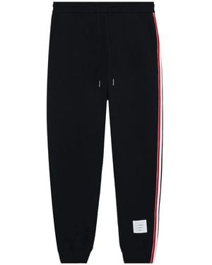 Thom Browne Tricolour Stripe Sweat Pant - Blau