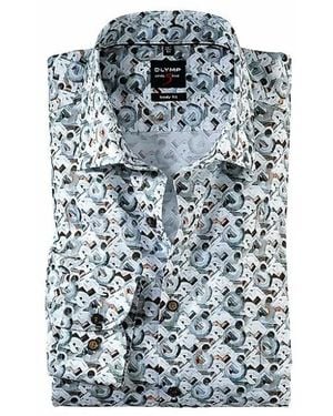 Olymp Casual Hemden - Blauw