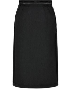 Maison Margiela Midi Skirts - Zwart