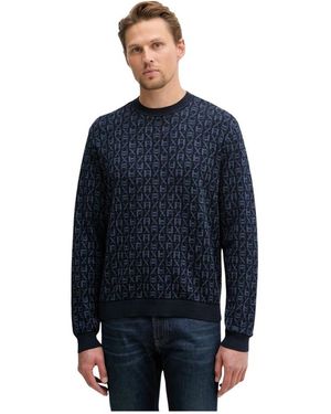 ARMANI EXCHANGE Round-Neck Strickwaren - Blau