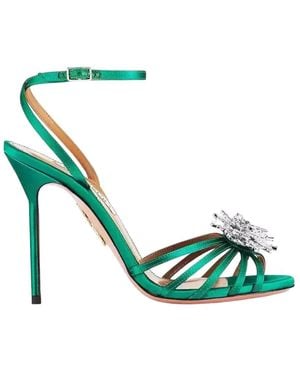Aquazzura High Heel Sandals - Green
