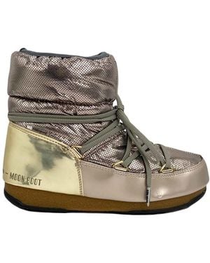 Moon Boot Laars Met Metallic-Effect - Grijs