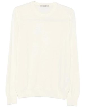 La Fileria Round-Neck Knitwear - White