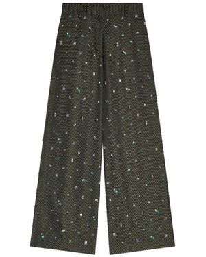 Dries Van Noten Wide Trousers - Green