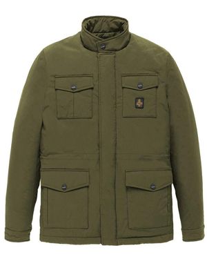 Refrigiwear Giacca in nylon verde con isolamento primaloft