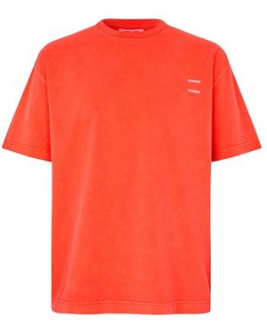 Samsøe & Samsøe T-Shirts - Rojo
