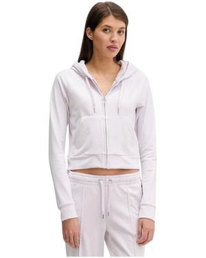 Juicy Couture Madison Hoodie Met Diamanté-Beha - Wit