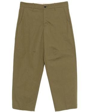 Nine:inthe:morning Straight Trousers - Verde