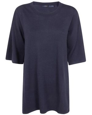 Seventy Mt3725 Rundhals-T-Shirt - Blau