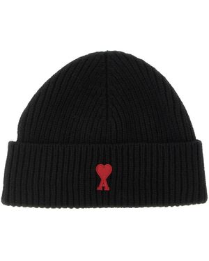 Ami Paris Beanies - Negro