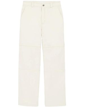 Ami Paris Straight Trousers - White