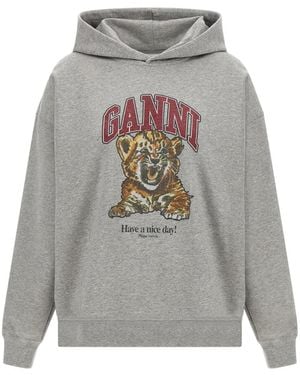 Ganni Hoodies - Grey