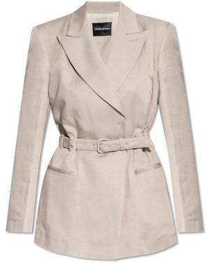 Emporio Armani Blazers - Natural