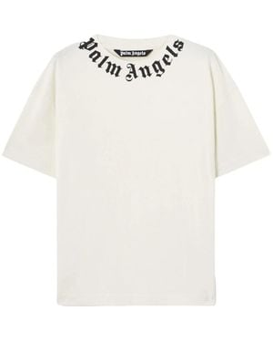 Palm Angels T-Shirts - White