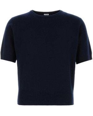 Jil Sander Round-Neck Knitwear - Blue
