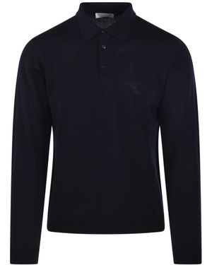 Roberto Collina Tops ,Blauw ,Polo Ml