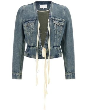 Maison Margiela Denim Jackets - Blue