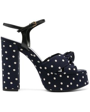 Saint Laurent High Heel Sandals - Blauw