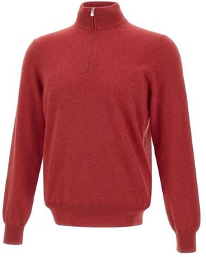 Gran Sasso Cashmere Knitwear - Red