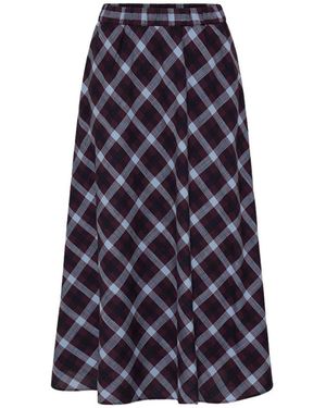 B.Young Rokken ,Paars ,Midi Skirts - Blauw
