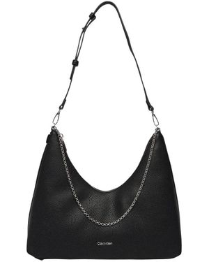 Calvin Klein Shoulder Bags - Black