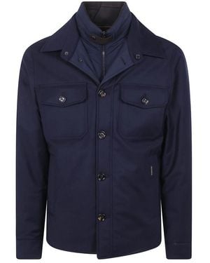 Moorer Dasson Jas - Blauw