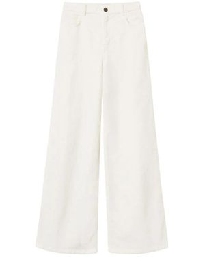 Twinset Wide Trousers - Blanco