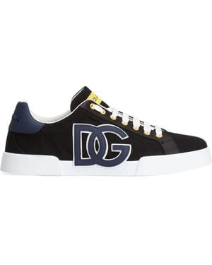 Dolce & Gabbana Platte Schoenen Voor Vrouwen - Zwart