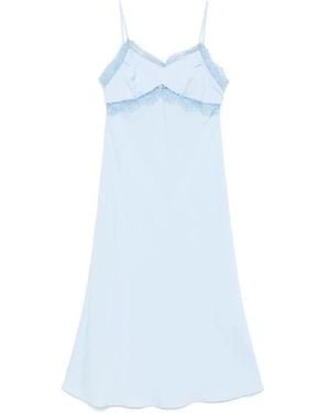 Vivetta Abito Sottoveste Midi - Blau