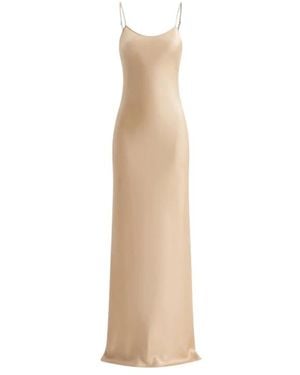 Saint Laurent Maxi Dresses - Blanco