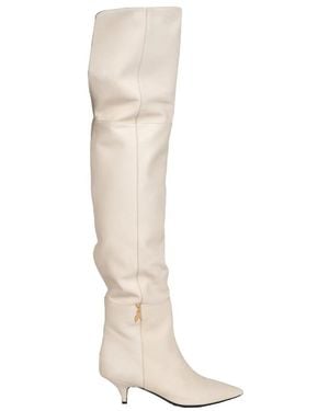Patrizia Pepe Over-Knee Boots - Neutro