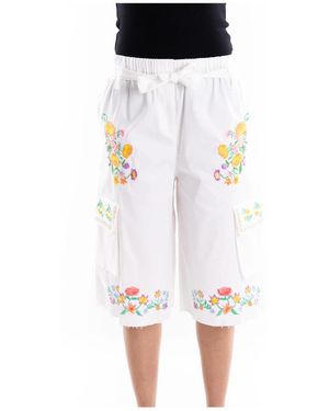 5 PROGRESS Long Shorts - Blanc