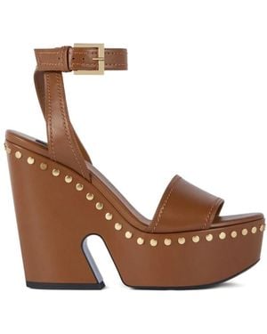 Givenchy Clog Plateau Sandalen - Braun