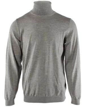 BOSS Grauer wollpullover