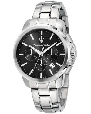 Maserati Accessoires ,Grijs ,Successo Chronograph Watch - Metallic